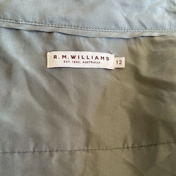 R.M. WILLIAMS 100% silk brand new belted jumpsuit, size 12 - Picture 5 of 16